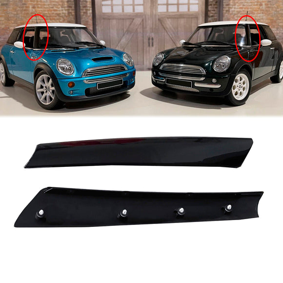 2002-2006 Mini Cooper R50 R52 R53 Links + Rechts Voorruit Post Trim 51137128157 51137128158