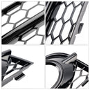 Audi TT MK2 2007-2010 Honingraat 2 STKS Mistlamp Cover Grille Voorbumper Lagere Zwarte Grill 8J0807682 8J0807681-5