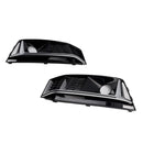 2 STUKS Zwart Chrome Voorbumper Mistlamp Grille Grill Fit Audi A4 B9 S4 2016-19-12