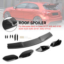 Gloss Black Rear Boot Spoiler Roof Fit Mercedes A-Class W177 A45 A35-3