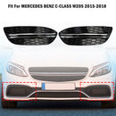 Mercedes-Benz Classe C 2015-2018 W205 Base Sedan 2058850723 Tampa do Farol de Neblina Dianteiro em Formato de Colmeia-5