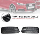 2015-2018 Audi A1 8X 8XA807681B 8XA807682B 2 pièces pare-chocs avant antibrouillard couverture calandre inférieure-4