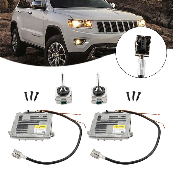 2x ajovalojen liitäntälaite &amp; D3S-polttimon johtosarja, ohjausyksikkö Jeep Grand Cherokee 2014-2020