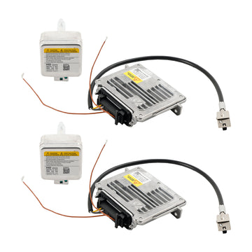 2x Headlight Ballast &amp; D3S Bulb Wire Kit Control Unit For Jeep Grand Cherokee 2014-2020