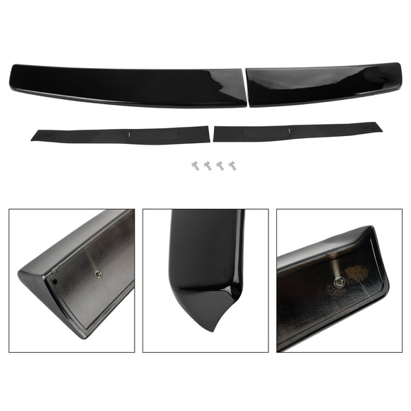 Alerón trasero negro brillante para puerta de Granero doble, compatible con VW Caddy Maxi 2005-2018