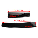 Alerón trasero negro brillante para puerta de Granero doble, compatible con VW Caddy Maxi 2005-2018-2