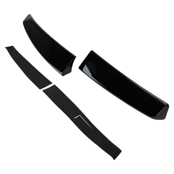 Alerón trasero negro brillante para puerta de Granero doble, compatible con VW Caddy Maxi 2005-2018