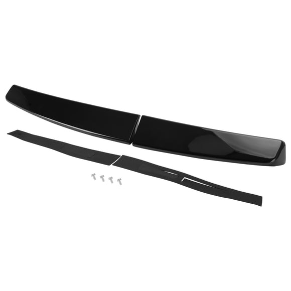 Alerón trasero negro brillante para puerta de Granero doble, compatible con VW Caddy Maxi 2005-2018