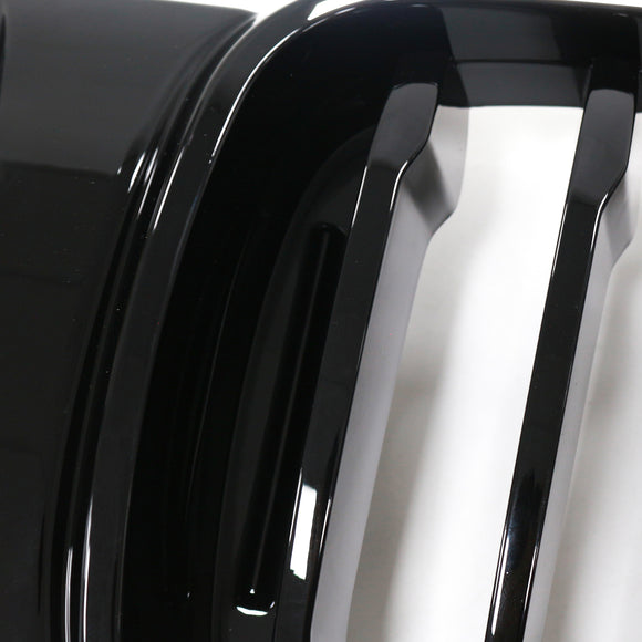 Grade dianteira preta brilhante da grade da malha do rim caber bmw x4 g02 x3 g01 g08 2018-2021