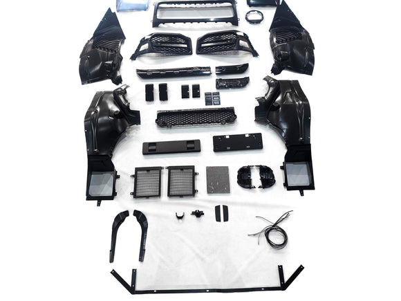 Mercedes Benz Clase G W464 Kit de carrocería de actualización 2019-2023 Parachoques W464 Conversión al estilo G63 AMG