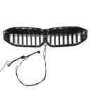 BMW 2023-2024 Série 3 G20 G21 320i/330i/M340i/318i/320d Calandre avant en maille noire brillante-11