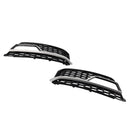 Audi A5 Sline/S5 2013-2016 2PCS mistvoorlicht zwart grill honingraat vervangend rooster-11