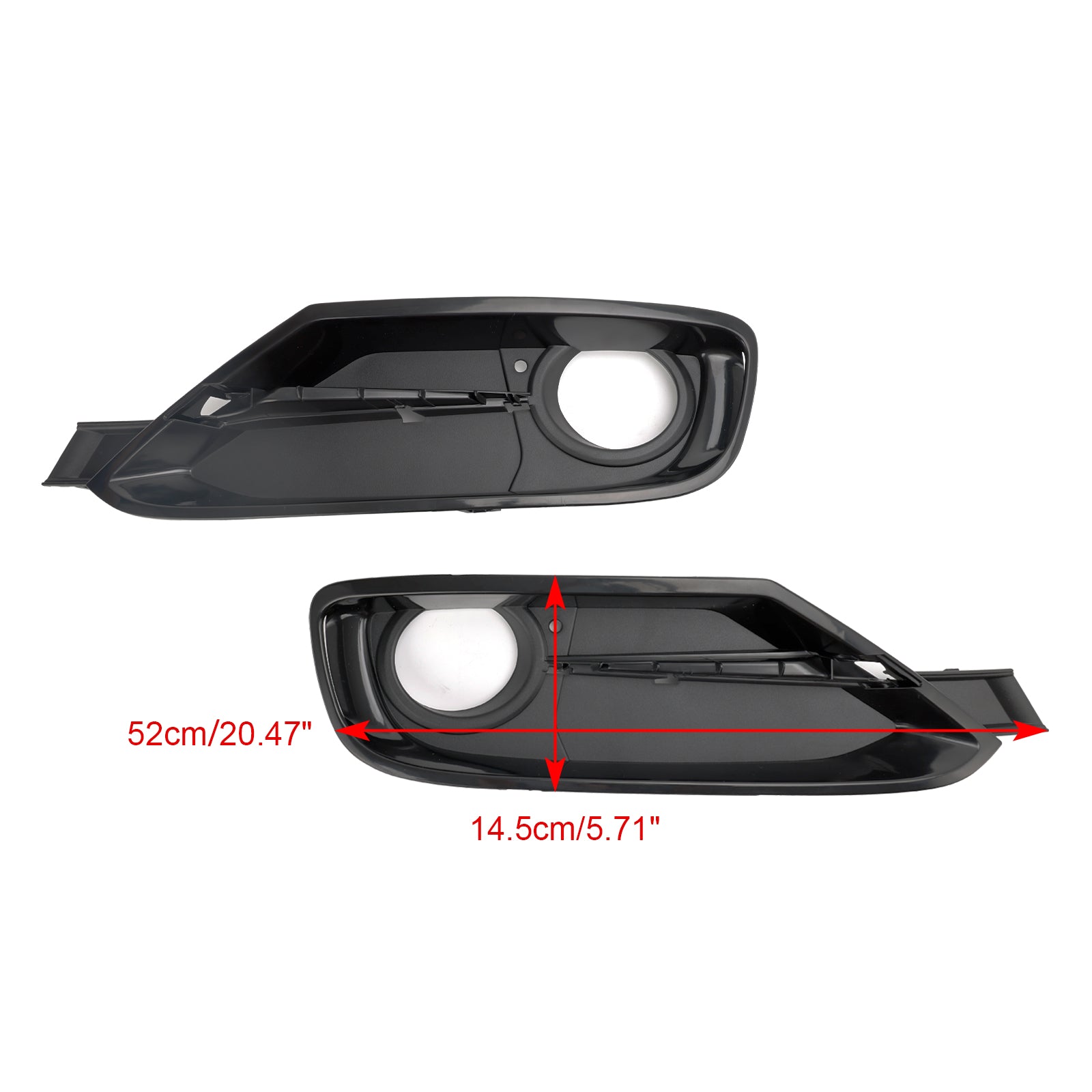 2 cubiertas de rejilla de luz antiniebla para parachoques delantero de BMW Serie 3 2014-2015 328d 328d xDrive