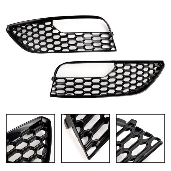 2012-2016 Audi A3 8V Sportback Fog Light Honeycomb Grill Front Bumper Lower Cover Black Grill 8V3807681 8V3807682