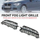 BMW 2011-2015 1-Series F20 F21 M 2PCS Front Bumper Fog Light Cover Bezel Grill Grille-7