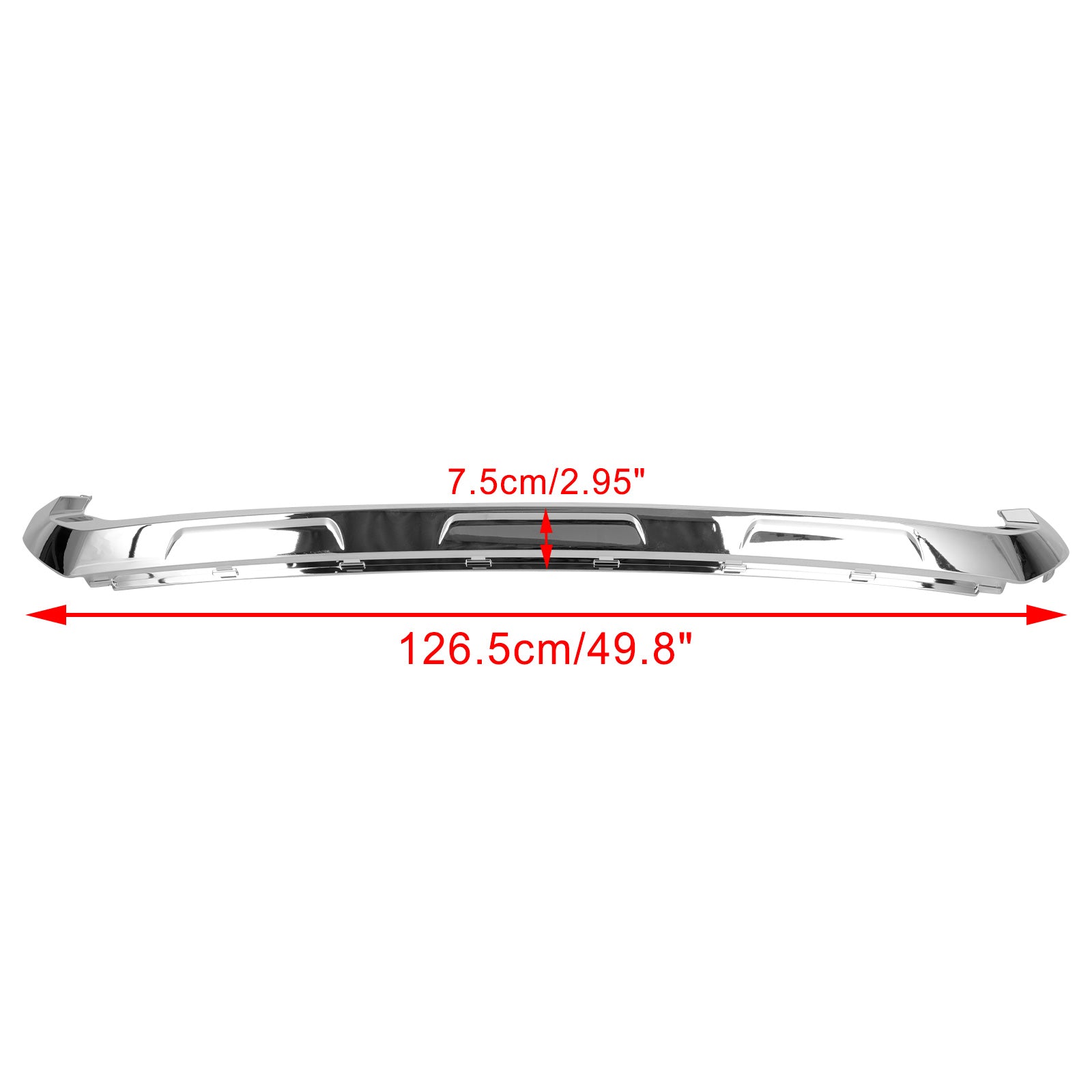 Lexus RX350 RX450 Base Model 2016-2019 Front Bumper Cover Lower Grill Chrome Molding Generic - 0