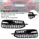 2013-2016 Audi S3 8V calandre inférieure en nid d'abeille pare-chocs avant couvercle de phare antibrouillard noir Grill 8V3807681L 8V3807681K-4