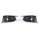 Left & Right Front Bumper Fog Light Grille Cover Trim For Audi A4L 2020-2022-10
