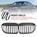 2019-2022 BMW 7 Series G11 740i/750i/740e xDrive Front Grill Single Slat Grille Gloss Black Grill-3