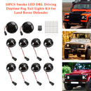 10-teiliges Rauch-LED-Tagfahrlicht-Nebelscheinwerfer-Set für Land Rover Defender
10-teiliges Rauch-LED-Tagfahrlicht-Nebelscheinwerfer-Set für Land Rover Defender-1