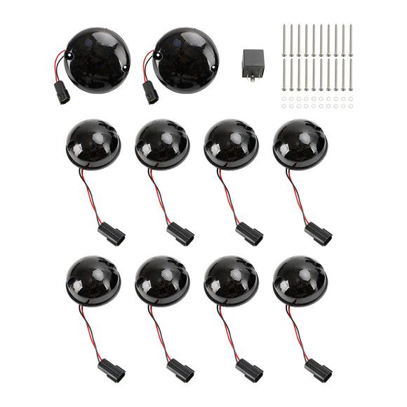 10-teiliges Rauch-LED-Tagfahrlicht-Nebelscheinwerfer-Set für Land Rover Defender
10-teiliges Rauch-LED-Tagfahrlicht-Nebelscheinwerfer-Set für Land Rover Defender