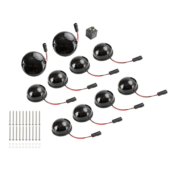 10-teiliges Rauch-LED-Tagfahrlicht-Nebelscheinwerfer-Set für Land Rover Defender
10-teiliges Rauch-LED-Tagfahrlicht-Nebelscheinwerfer-Set für Land Rover Defender