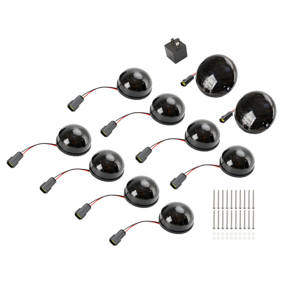 10-teiliges Rauch-LED-Tagfahrlicht-Nebelscheinwerfer-Set für Land Rover Defender
10-teiliges Rauch-LED-Tagfahrlicht-Nebelscheinwerfer-Set für Land Rover Defender
