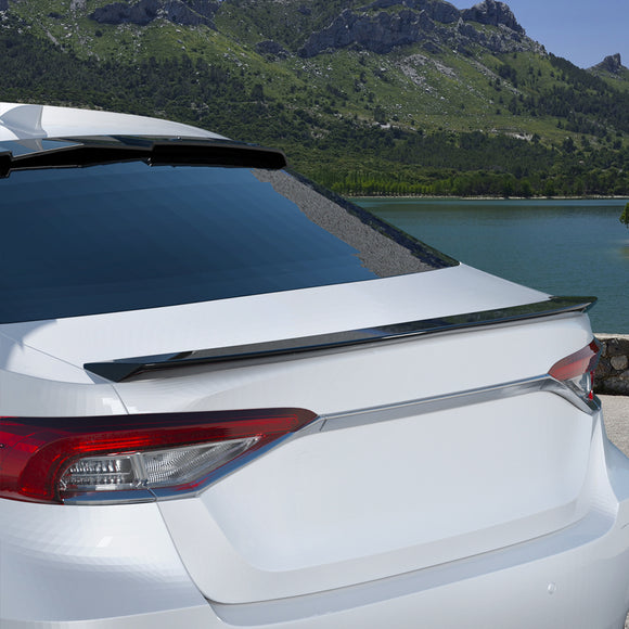 Glanzend zwarte achterspoilervleugels geschikt voor Toyota Camry LE SE XSE XLE 2018-2024