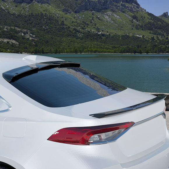 Glanzend zwarte achterspoilervleugels geschikt voor Toyota Camry LE SE XSE XLE 2018-2024