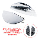 2PCS L+R Headlight Washer Cover 63126922155 For Mini Cooper R50 R52 R53 2001-2006-4