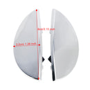2PCS L+R Headlight Washer Cover 63126922155 For Mini Cooper R50 R52 R53 2001-2006-2