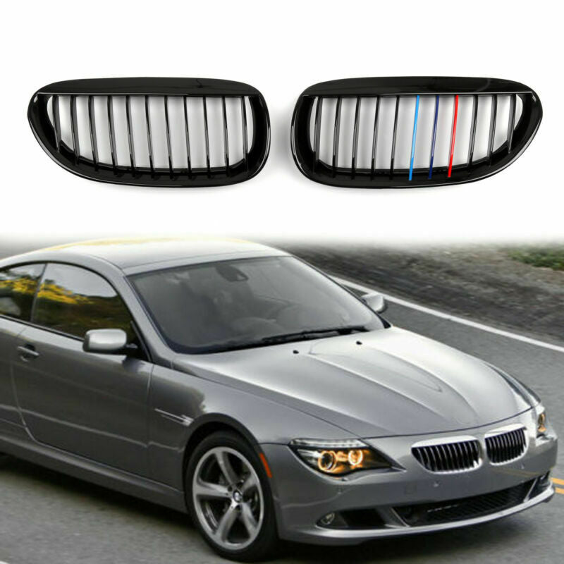 2004-2010 BMW 6 Series E63 Coupe/E64 Convertible 645ci 650i and M6 Gloss Black M Color Grille