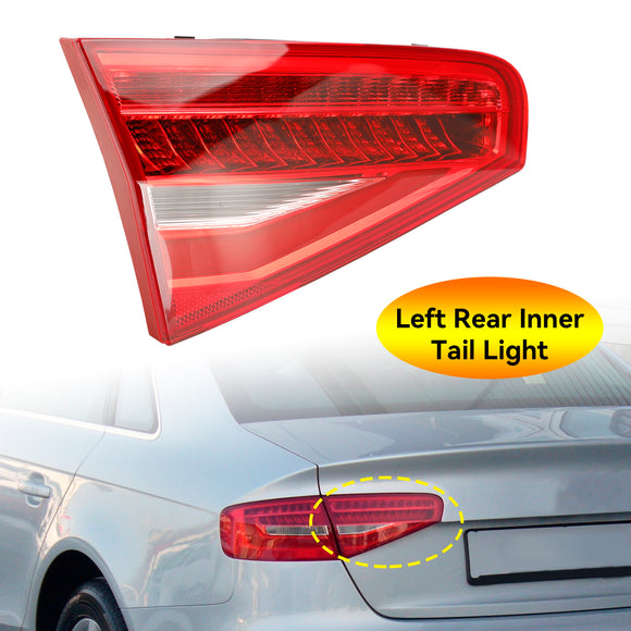 Left Inner Rear Tail Light Lamp 8K5945093AC For Audi A4 B8.5PA 2013-2016