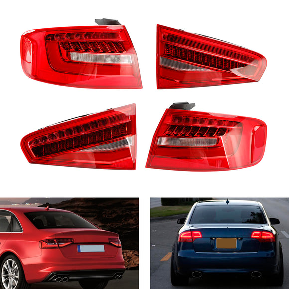 4 Stück Rücklichtlampe 8K5945093AC 4AC 5AC 6AC für Audi A4 B8.5PA 2013–2016
