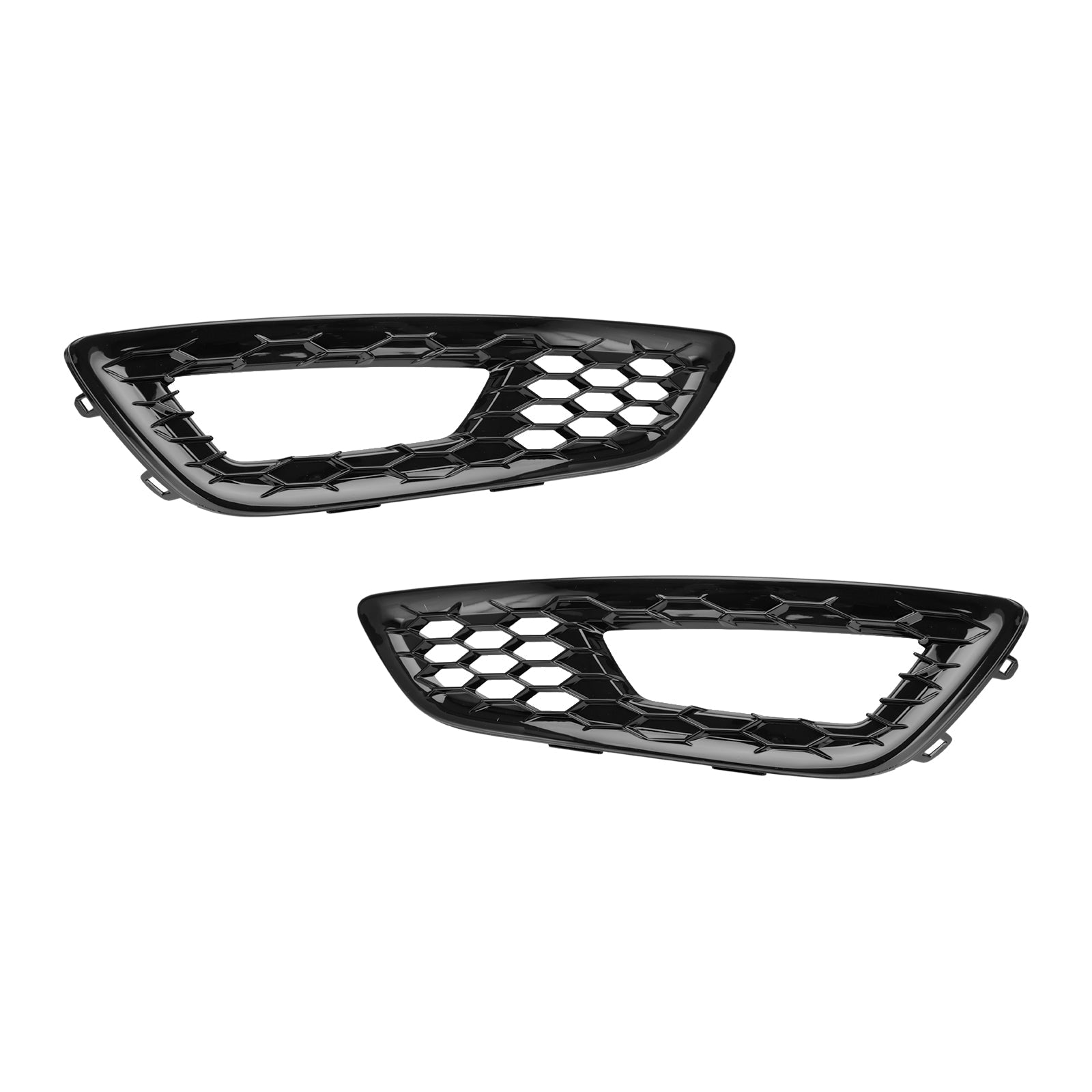 Ford 2015-2018 Focus F1EZ15266D F1EZ15266G 2PCS Front Bumper Fog Light Lamp Cover Bezel Grille