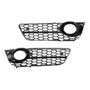 Audi A5 Standart 2007-2012 Pair Honeycomb Front Fog Light Cover Grille 1522024-9