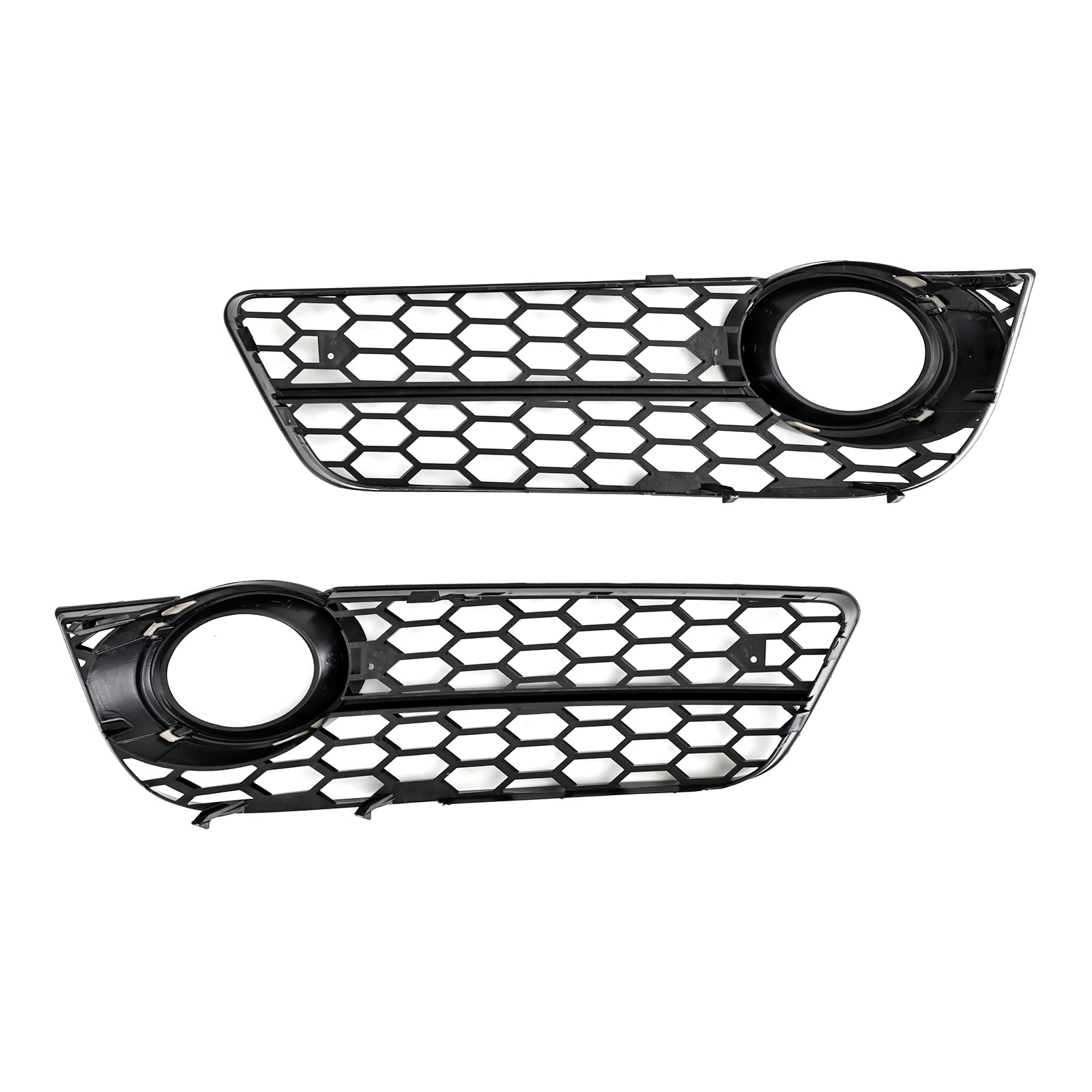 Audi 2007-2011 A5 Standart Style 1522024 Paire de grilles de phare antibrouillard avant en nid d'abeille