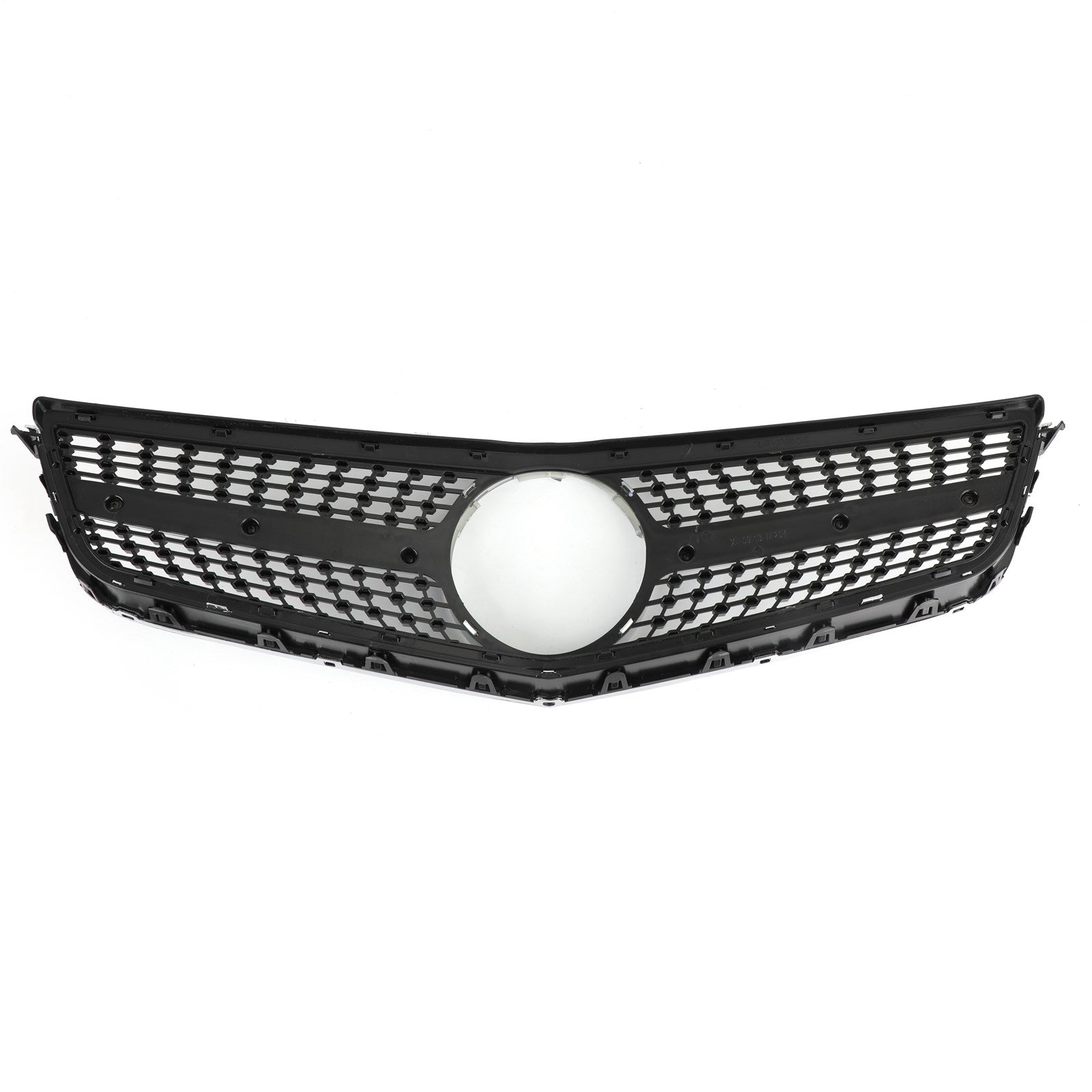 2009-2013 Mercedes Benz E-Class Coupe / Convertible W207 C207 Diamond Front Grill Chrome Replacement Bumper Grille