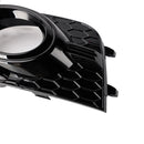 Audi A1 S-Line 8X 2011-2014 2 PCS Amortecedor Dianteiro Luz de Nevoeiro Grade Preta Cobertura de Favo de Mel Grill 8X0807682B 8X0807681B-4