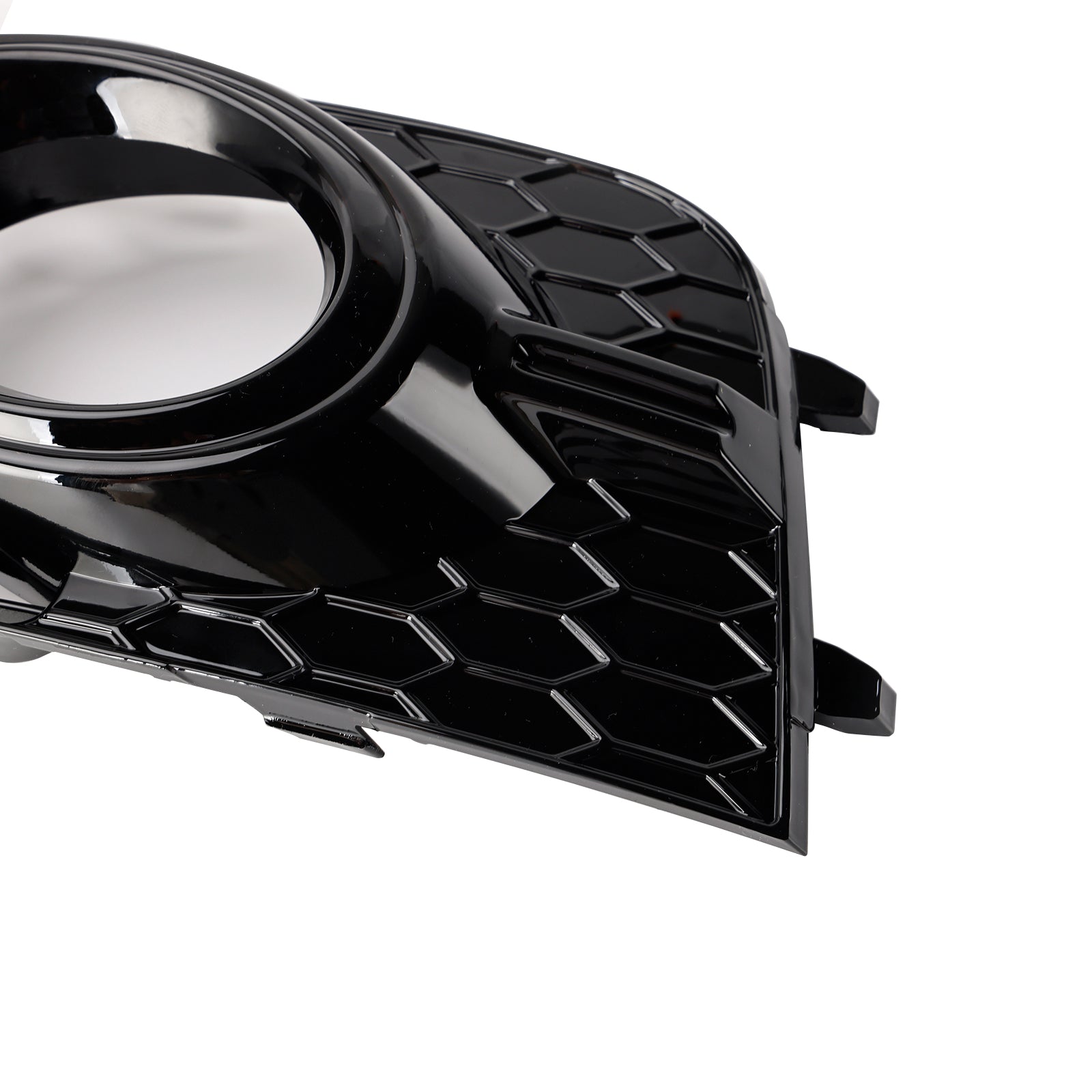 2011-2014 Audi A1 S-Line 8x 2PCS BURGLE BUTUR PAUDRE BABLE COUVERTURE COURNE BLACK HEALKCOMB