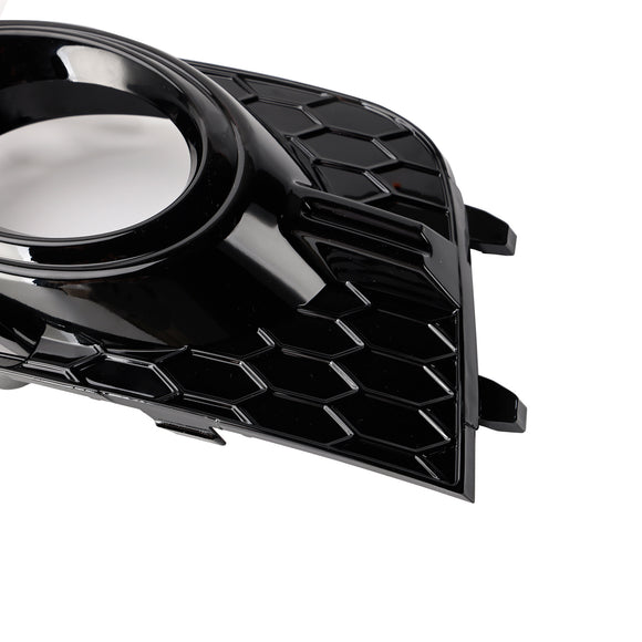 Audi A1 S-Line 8X 2011-2014 2 PCS Amortecedor Dianteiro Luz de Nevoeiro Grade Preta Cobertura de Favo de Mel Grill 8X0807682B 8X0807681B