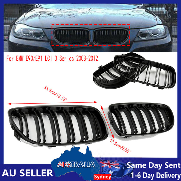 Diamond Front Kidney Grill Grille Fit BMW 3 Series E90/E91 2009-2011 LCI