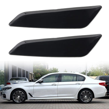 Guarnição da tampa de ventilação lateral do pára-choque preto brilhante para BMW Série 5 2017-2023 - 0
