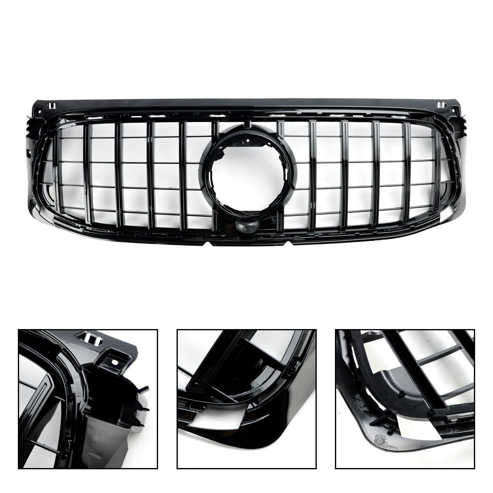 Mercedes Benz GLB-Class X247 AMG-Line 2020-2023 GT Style Grille Front Bumper Black Grille