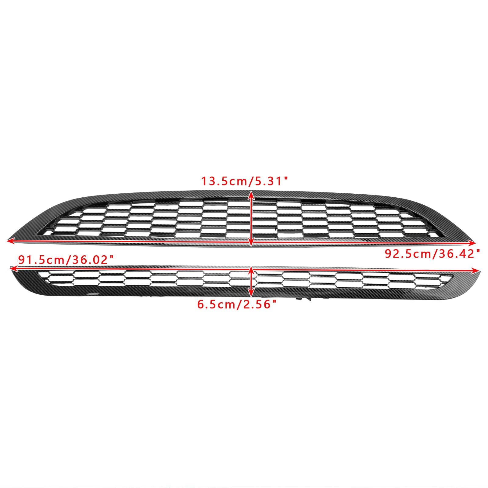 Mini Cooper R50 R52 R53 2002-2006 2PCS Honeycomb Mesh Front Grille Black Replacement Grill