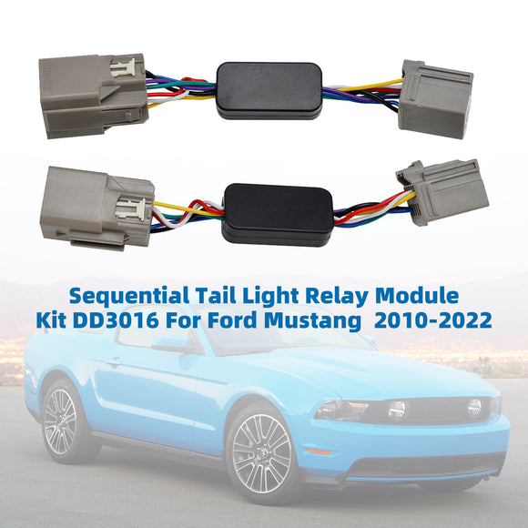 Sequential Tail Light Relay Module Kit DD3016 For Ford Mustang  2010-2022