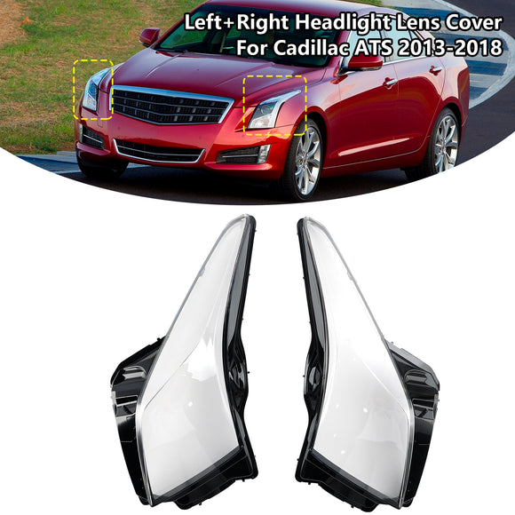 Links + rechts koplamplensafdekking voor Cadillac ATS 2013-2018