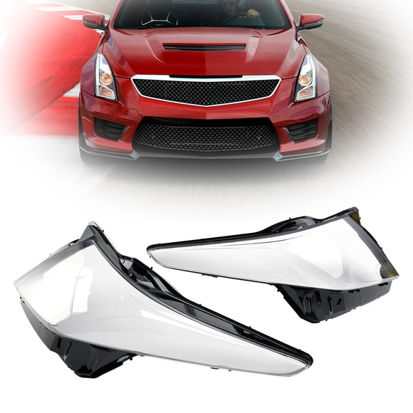 Links + rechts koplamplensafdekking voor Cadillac ATS 2013-2018