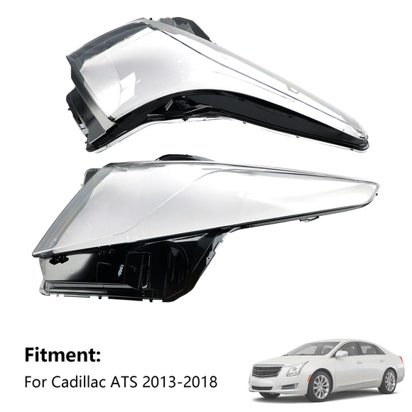 Links + rechts koplamplensafdekking voor Cadillac ATS 2013-2018
