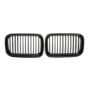 1990-1995 BMW 3-Series E36 Pre-facelift Front Grill Kidney Sport Hood Gblack / Mcolor Grille-3